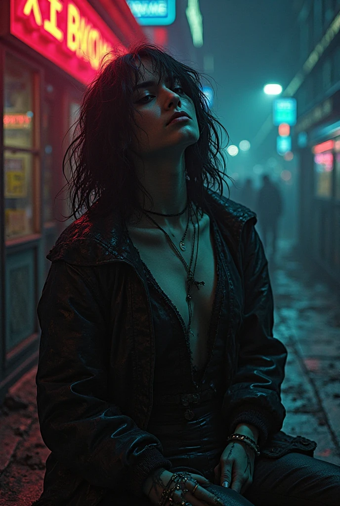 full body pose of a woman facing the camera, Help, my mum is on OnlyFans, She's got more fucking followers than a K-pop band, Jesus, she's shaking it like a Polaroid, And if you are on HD you can see her hemorrhoids. Her selfies are a gothic tale, A carnival of chaos where the shadows wail, Like a metal riff that pierces the night, Mom in leather, oh what a fright! What the fuck is going on? Mom's twerking to pay my damn student loan, She's got fans from here to fucking Kazakhstan, And she’s sending soiled knickers to Japan. In the basement, the demons laugh and dance, As Mom shows a little more than a passing glance, It's a black comedy, a circus of regret, With every click and every view, we’re drowning in debt. My friends are laughing, calling me a freak, While Mom’s in a costume, pulling off a mystique, She’s a dark queen in this pixelate hell, With a crown of likes and a story to tell. The family tree's got branches that twist and turn, As the flame of our sanity starts to burn, But in this twisted metal, we’ve found our groove, In a world gone mad, we've got nothing to prove. What the fuck is going on? Mom's twerking to pay my damn student loan, She's got fans from here to the end of the land, And she's selling “vintage” at a discount brand. So raise your horns for this absurdity,
In a dystopian dance of pure absurdity,
We’ll rock and roll through this wild charade,
With Mom on the throne of an OnlyFans parade!, cyberpunk style, cyberpunk city, cinematic light, award winning photograph
