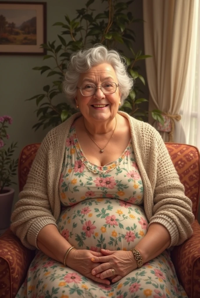 (sucking penis:1.3), (penis cum:1.4), (huge breast:1.6), (queen elizabeth 90yo at hospital), (look down:1.4), (excessive cum on breast:1.4), pointed nipples, (nsfw:1.4), (pink lace chiffon blouse:1.5), (from belove:1.4)