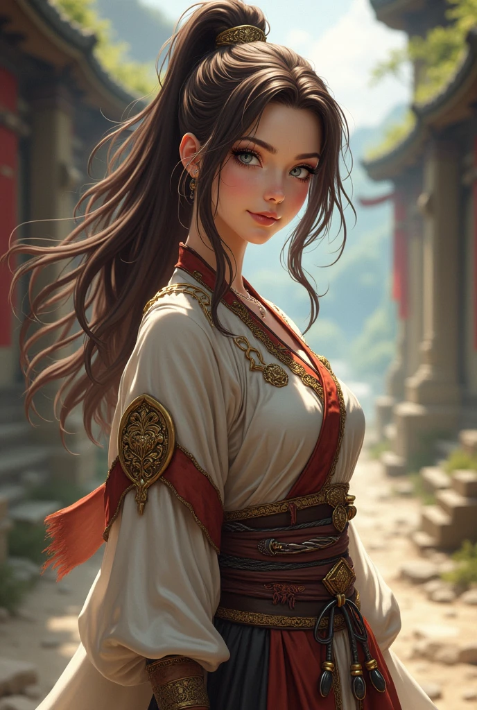 (anthropomorphic turtle),(Elephant Man Samurai:1.4),Sword and shield,a tall body,Stout limbs,Look at me condescendingly,disdain,despise,tosen,((closeup cleavage,facial closeups,Close-up strengthened)),The long hairs of the flame fluttered in the wind,combats,Dynamic lines,Dimly lit battlefield,Ruined castle,(stereoscopic perspective:1.4),Works of masters,super-fine,4K分辨率,high qulity,电影灯光,High picture detail,Detailed pubic hair,Epic shooting,Clearly focused hair,Detailed hair depiction,acurate
