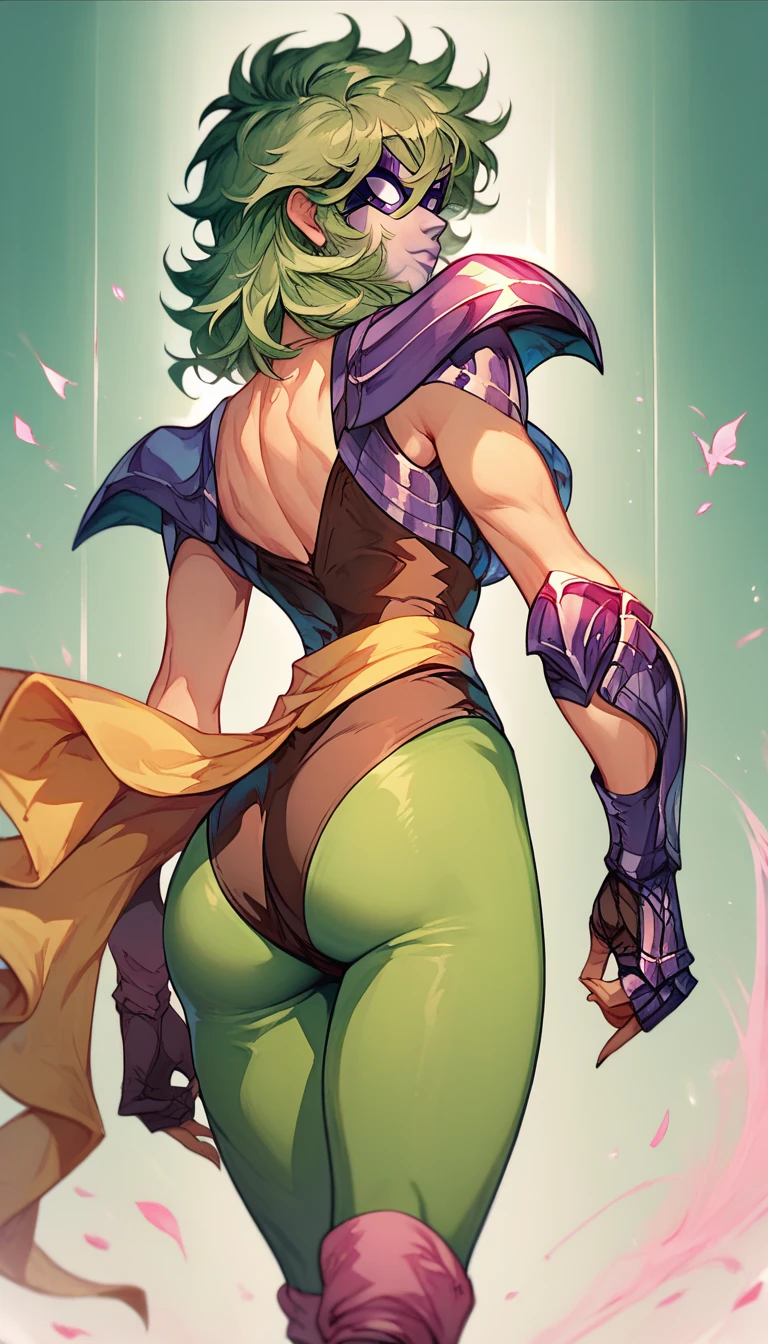 perfect eyes:1.2, detailed eyes:1.4, serious, Shaina, saint seiya, green hair, green eyes, tiara, armor, shoulder pads, leotard, pantyhose, sash, fingerless gloves, cowboy shot, 1girl, solo, (masterpiece:1.6, best quality), 8k, insane details, intricate details, hyperdetailed, hyper quality, high detail, ultra detailed, professional, HDR, ray tracing reflection, cinematic lighting,

