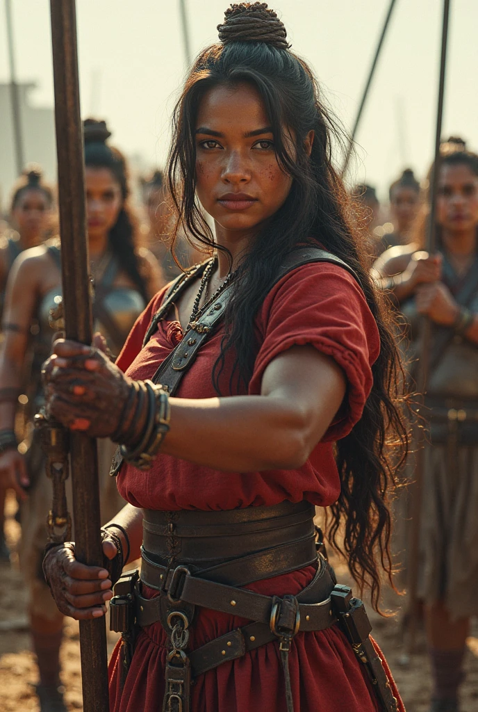 The story takes place at the beginning of the 20th century, in a remote region of Northeast Brazil. The Northeast is a land of arid landscapes and resilient people, where the law of the fittest often prevails. In this context, different groups of cangaceiros fight for power and territories, fighting bloody battles and seeking to gain the respect and fear of the entire region. Main characters: Antônio "The Thunder": Antônio is a young orphan from a small village. His family was brutally murdered by a powerful bandit called "O Lobo Sertanejo". Determined to avenge his family and end the Wolf's tyranny, Antônio becomes a formidable and ruthless warrior, known as "The Thunder". Maria "The Serpent": Antônio's partner and one of the only survivors of an attack by the Sertanejo Wolf, Maria is a courageous and skilled woman in handling weapons. She joins Antônio in his quest for revenge and becomes his most trusted ally. Maria is cunning and strategic, being known as "The Serpent" by her enemies. Carlos "The Iron Fist": A former soldier who abandoned the army to join the cangaço, Carlos is a man with extraordinary strength. He leads a group of cangaceiros called "A Irmandade do Punho" and wants to conquer territories to expand his influence in the northeastern hinterland.