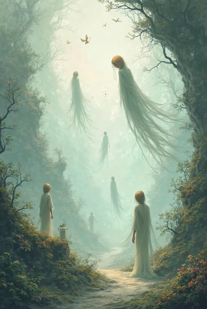 All the spirits fading away