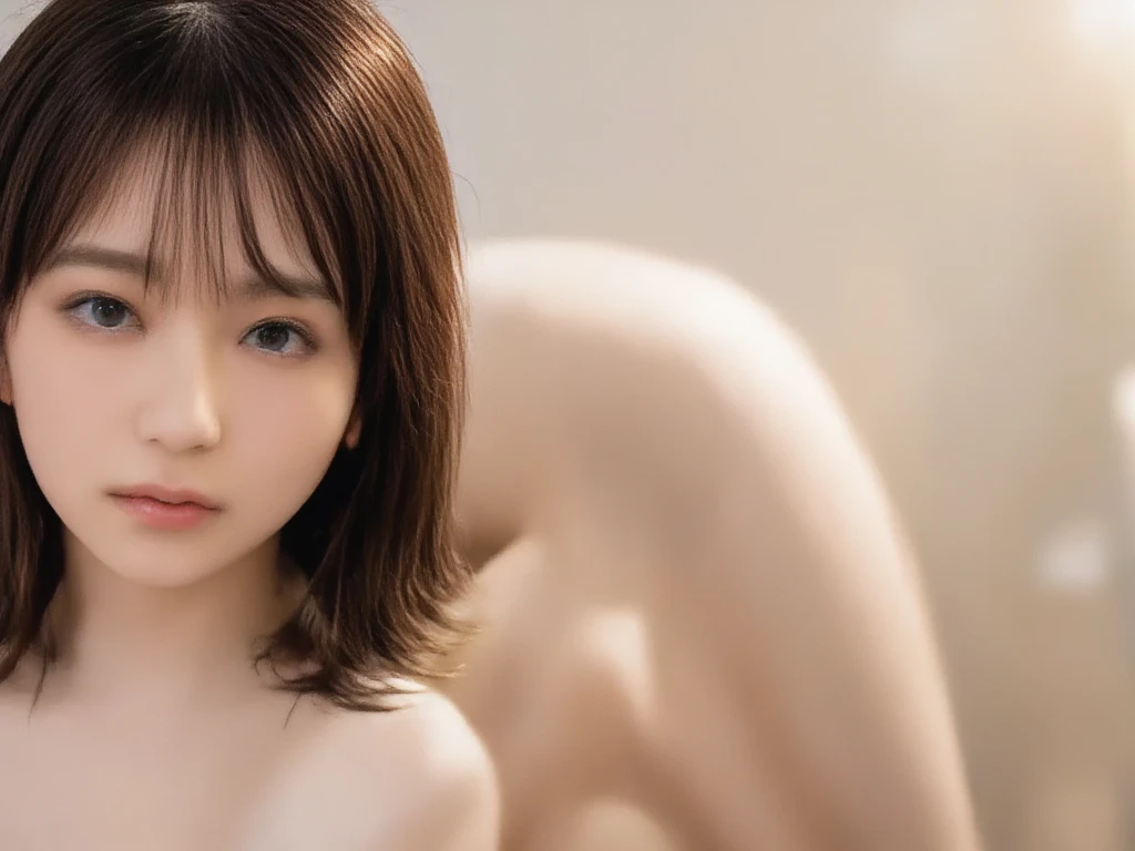Shorthair、Campsite with mountain view. Fuji、Japan Woman Shortcuts、Super Cute、brown haired、realisitic、ultra-detailliert、top-quality、((top-quality、8K、masterpiece:1.3))、1 female、Slender beautiful girl:1.3、small tits:1.2、hyperdetailed face、very detailed lips、A detailed eye、二重まぶた、(((fullnude)))、((Expand female genitalia))、Focus on female genitalia、((Showing off female genitalia))、Sexy random pose