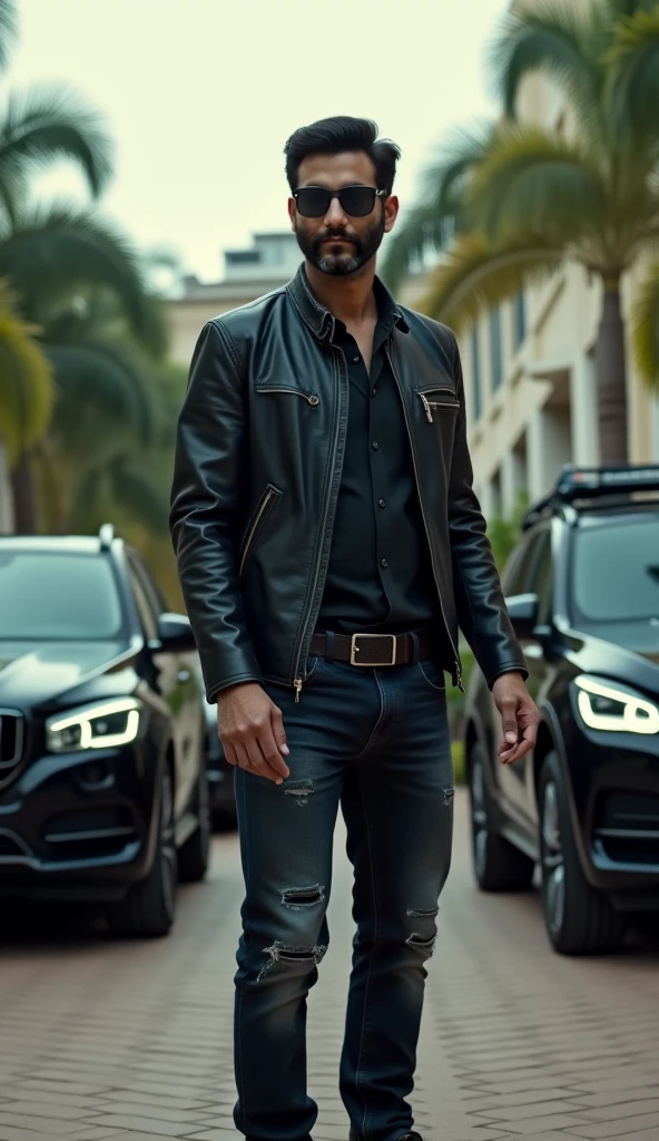 In "War 2," Hrithik Roshan's looks will likely blend rugged masculinity with refined style, reflecting his character Kabir's persona as a highly skilled soldier. He will don a range of outfits, from fitted t-shirts, leather jackets, and jeans for a casual cool vibe, to tactical gear like cargo pants and combat boots for action sequences. His undercover missions may see him in tailored suits, while training scenes will feature him in workout gear. Accessories like sunglasses, wristbands, and utility belts will complement his style, while his grooming will vary from light stubble to a clean shave, always maintaining a sharp and charismatic appearance.