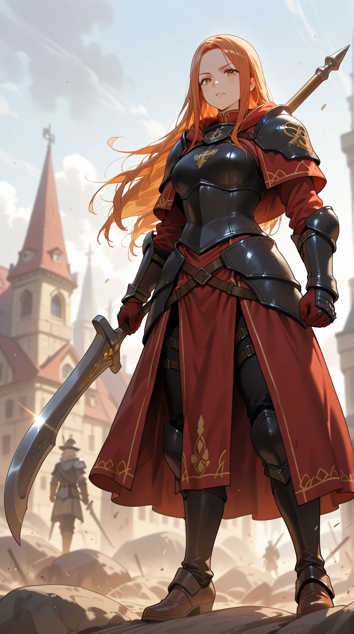 Created in the form of a nineteen year old woman, Amber is a deadly melee fighter. She's fairly balanced in terms of health, defense and attack power. She's quick with her weapons and agile defense, and she can wield a large variety of bladed weapons. In combat, Amber's most notable ability is her use of twin bladed weapons to decimate her enemies in a flurry of strikes