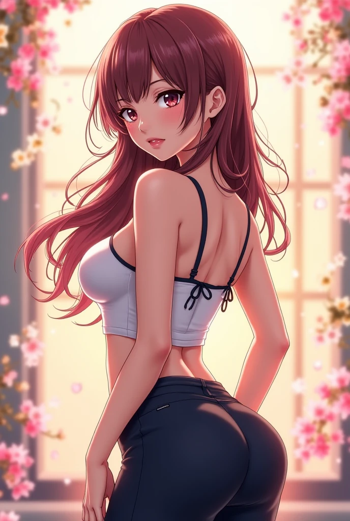 (best quality,masterpiece:1.2),absurd,1girl,open legs,twin tails,smile,((hand in panties)),detailed eyes,detailed lips,illustration,realistic,soft lighting,vibrant colors,bokeh,playful,mischievous,erotic,provocative,dreamlike,sexy pose,sensual,pink tones,creative composition,(camisa sin sujetadore),(small vragas)