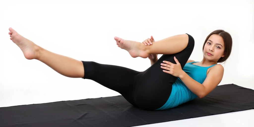 mulher deitada em uma esteira com a barriga esticada, Dynamic lying pose, pose sacral meditativa, umbigo aparecendo, barriga, she is lying on her back, pose deitada em pedras, pose de ioga, woman is curved, deitado com os pulsos juntos, lying on the floor, hands behind the body pose!, barriga aberta, her belly button is exposed