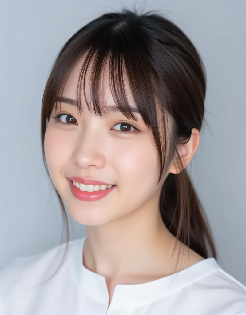Japanese、woman、Brown Hair、Hair is fluffy、smile、Cleavage、Look straight ahead、Minami Hamabe