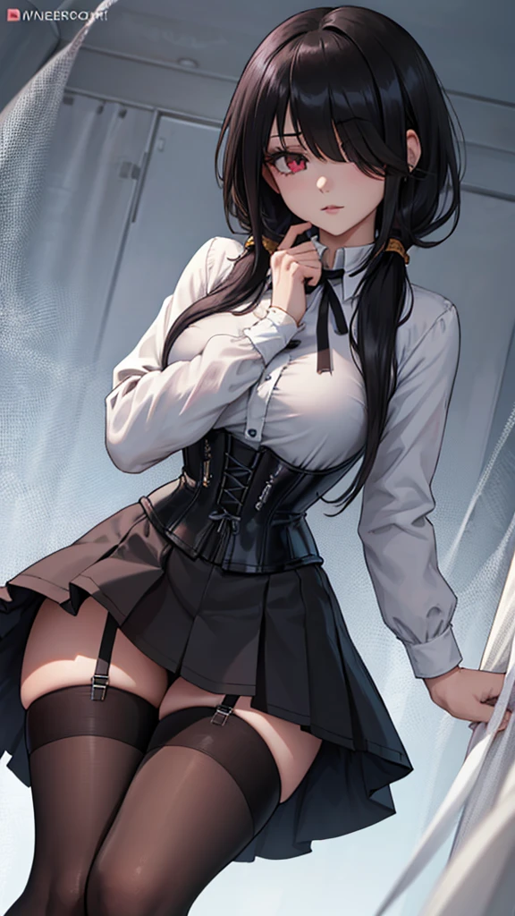 masterpiece, best quality, highly detailed,
1girl, pewter hair, salmon eyes, half updo, cake dress, trim dress,
comic, magazine, (magazine cover:1.05), comic cover,
setting diagram, (infographic:1.05), character profile,