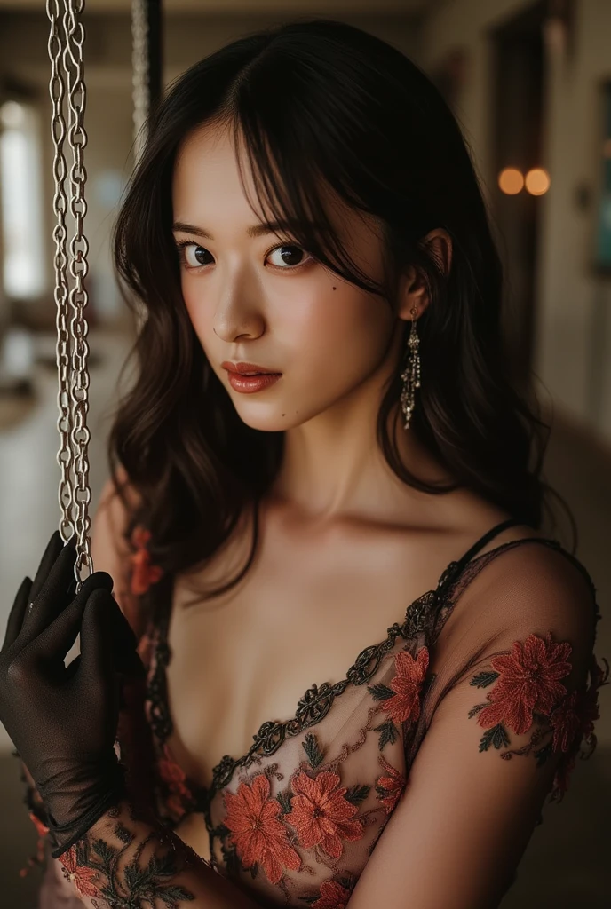 iu1, serious look, modelshoot style, (extremely detailed CG unity 8k wallpaper), full shot body photo of the most beautiful artwork in the world, medieval armor, professional majestic oil painting by Ed Blinkey, Atey Ghailan, Studio Ghibli, by Jeremy Mann, Greg Manchess, Antonio Moro, trending on ArtStation, trending on CGSociety, Intricate, High Detail, Sharp focus, dramatic, photorealistic painting art by midjourney and greg rutkowski, beautify face,