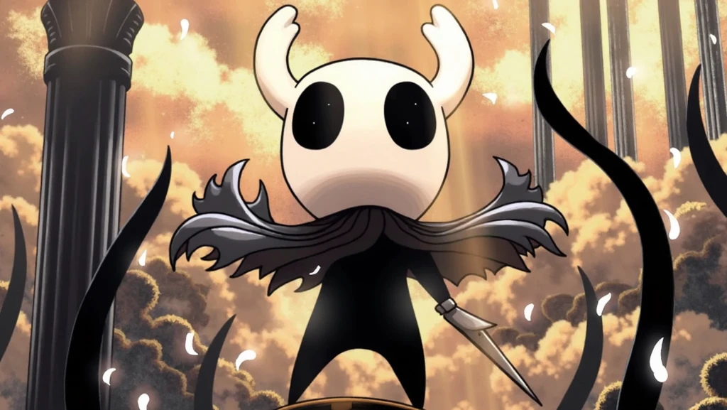 <lora:tklg_hk_000001:0.8> the_knight, mouthless, two horns, black eyes, white head, black body, featureless arms, featureless legs, hollow knight,  arms up, ((shortstack:1.2)), cute, chibi, wide hips, thick thighs, male, chest, (((by haychel))), wet skin, blush, wet skin, shiny skin, big butt, front view,  standing, , big bulge, cyan thong, cyan stockings, 
BREAK,
((stripper pole)), dancing, audience, money in the air, confetti, club, 
BREAK,
(detailed background, depth of field, lens flare),
masterpiece, best quality, 4k, 2k, (high detail, cel shading:1.25), absurd res