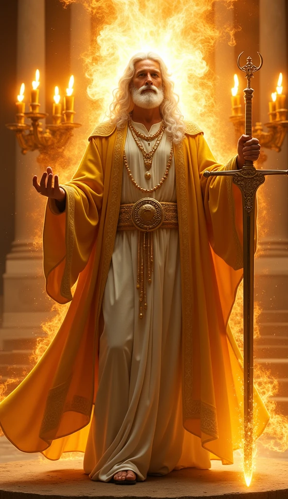 Resplendent Robe A majestic and powerful being of divine appearance. His face shines ...