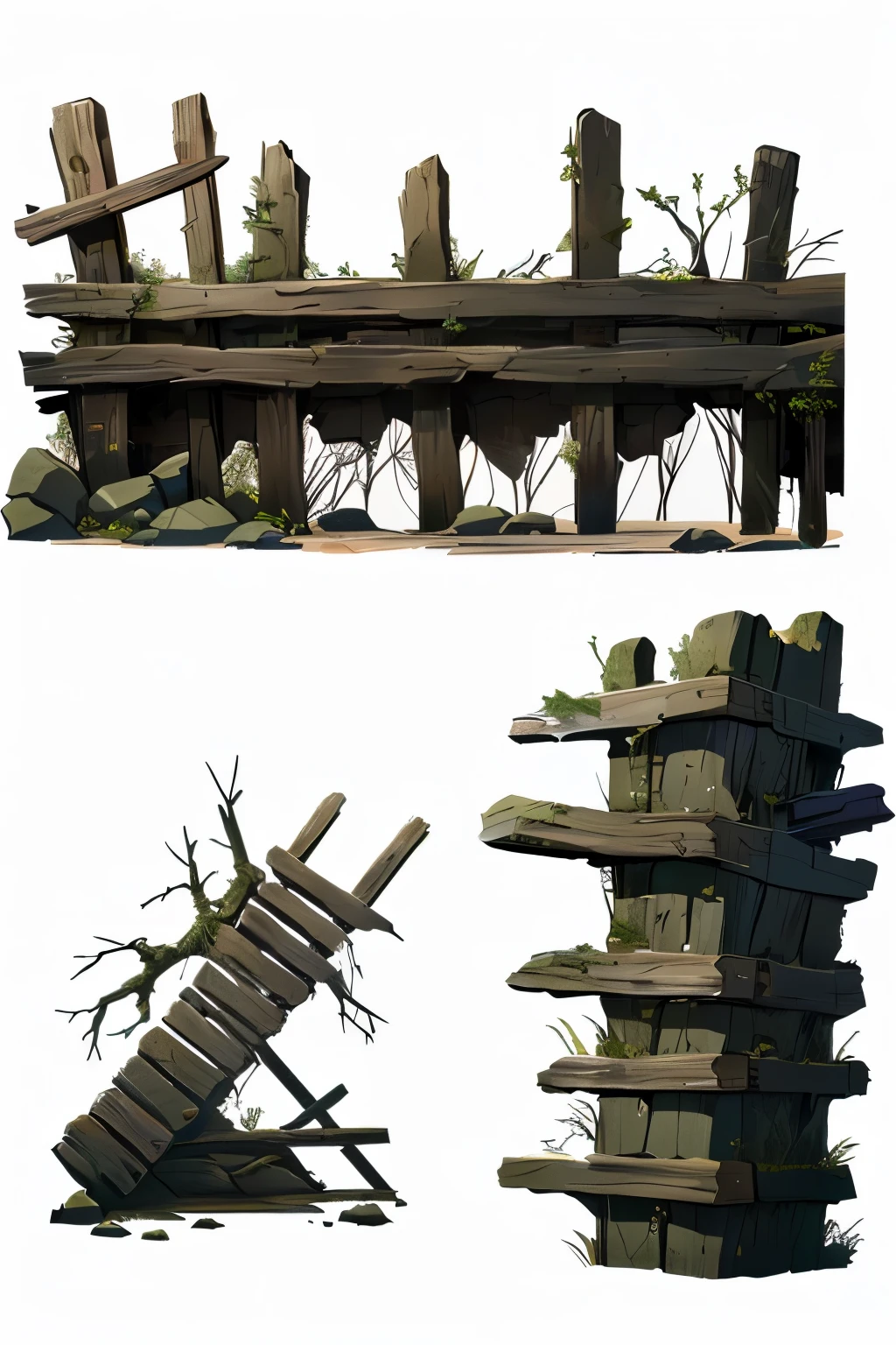 close up of a wooden fence on a rocky cliff, concept art de quadrinhos, concept art de cenário de anime, background art, concept art 2D, concept art muito detalhada, concept art altamente detalhada, video game assets, concept art detalhada, concept art, concept art colorida, concept art hiper detalhada, concept art de jogo, concept art épica, active game , some photos of a bridge over it, concept art ambiental, concept art altamente detalhada, concept art de cenário de anime, concept art de ambiente, concept art 2D, a close up of a wooden fence with a rock and grass, pintado como uma concept art de jogo, small fence, 2d game art, 2d game art, detailed game art, active game , concept art de jogo, active game 2D, detailed fences and stone walls, rough wood fence, concept art de design de jogo, 2D, Rotten wood, swamp, Dead vegetation , hostile environment