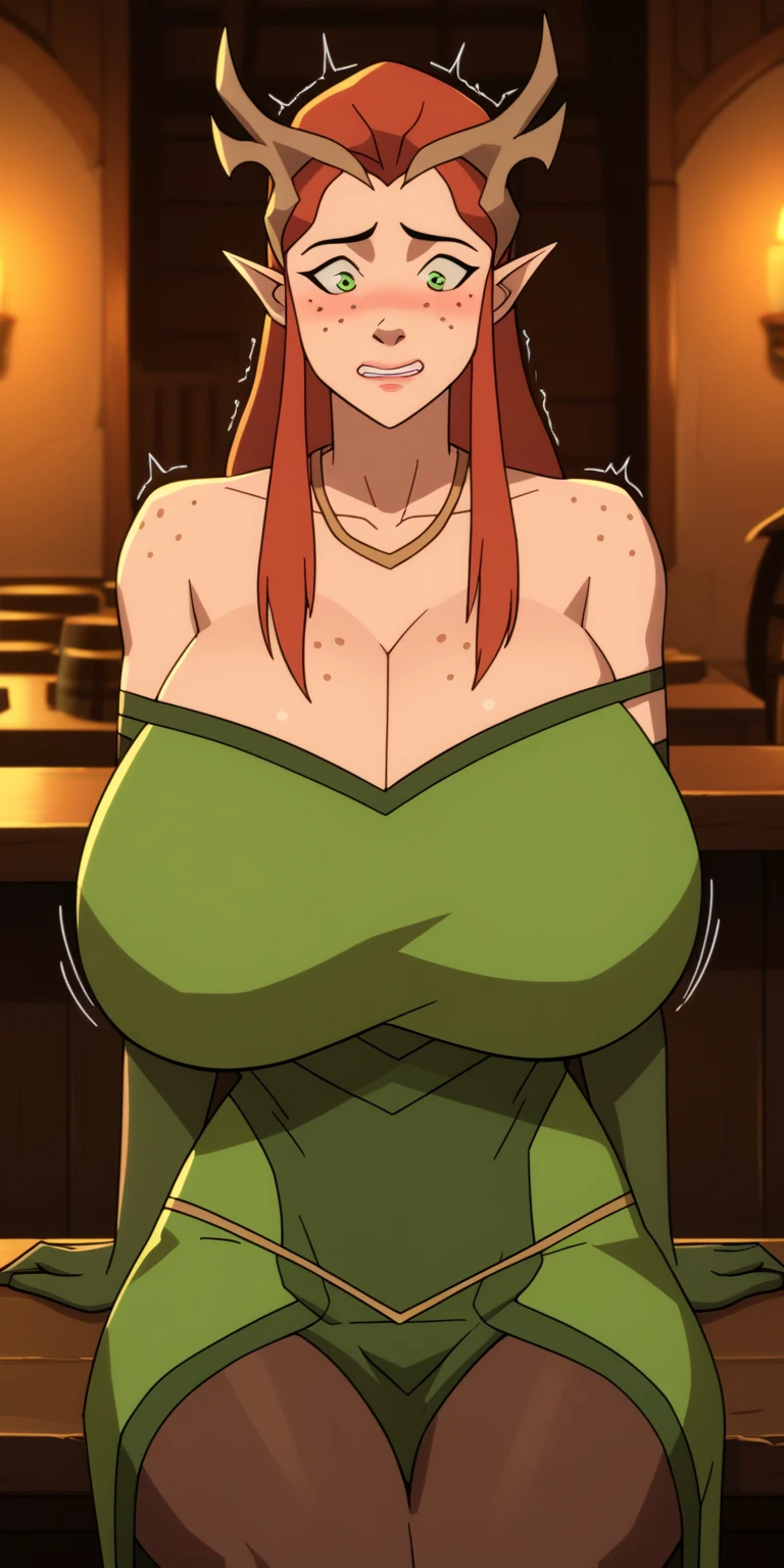 ultra realistic 8k cg, masterpiece, ((ultra detailed background, intricate detail, highly detailed, fine details best quality, hyperdetailed face)), gigantic breasts ,beautiful lighting, absurdres, BoaHancockV2, 1girl, solo, (orange hair :1.4), long hair, jewelry, closed mouth, ), ((black crop top : 1.1), (underboob : 1.4), elbow gloves, thigh boots, split skirt, bare shoulders, curvy, midriff, curvy, thighs, shiny clothes), blue eyes, complex detailed background, inside, luxury palace), ((cowboy shot)), curvy, (gigantic breasts: 1.1), seductive smile, cowboy shot,