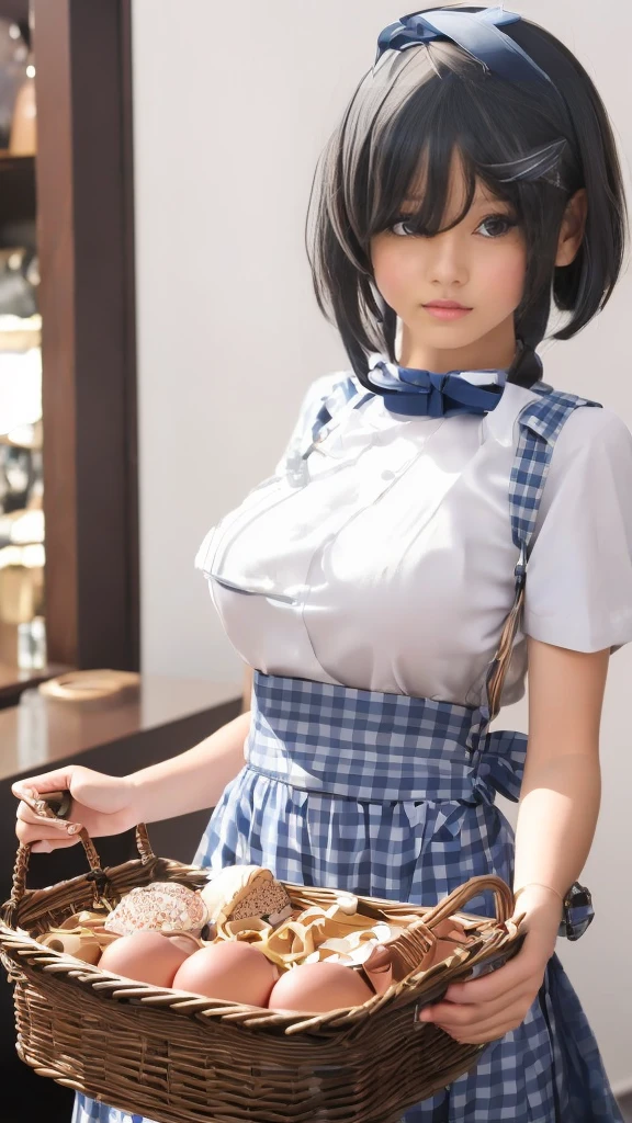 (((steampunk))),Ultra-realistic 8K CG, picture-perfectionな顔, perfection, clean, masterpiece, Professional artwork, Famous works of art, perfectionな顔, Beautiful Face, beautiful eye, ((perfectionな女性の体)),Large Breasts, alone,, ,skirt,,blush,Seductive look,Very detailed_eye,Thick thighs,((Gray Hair)), short hair,, Beautifully detailed backgrounds,Depth of written boundary,,BDSM,Skin dents,whole body,shirt,, pantyhose,