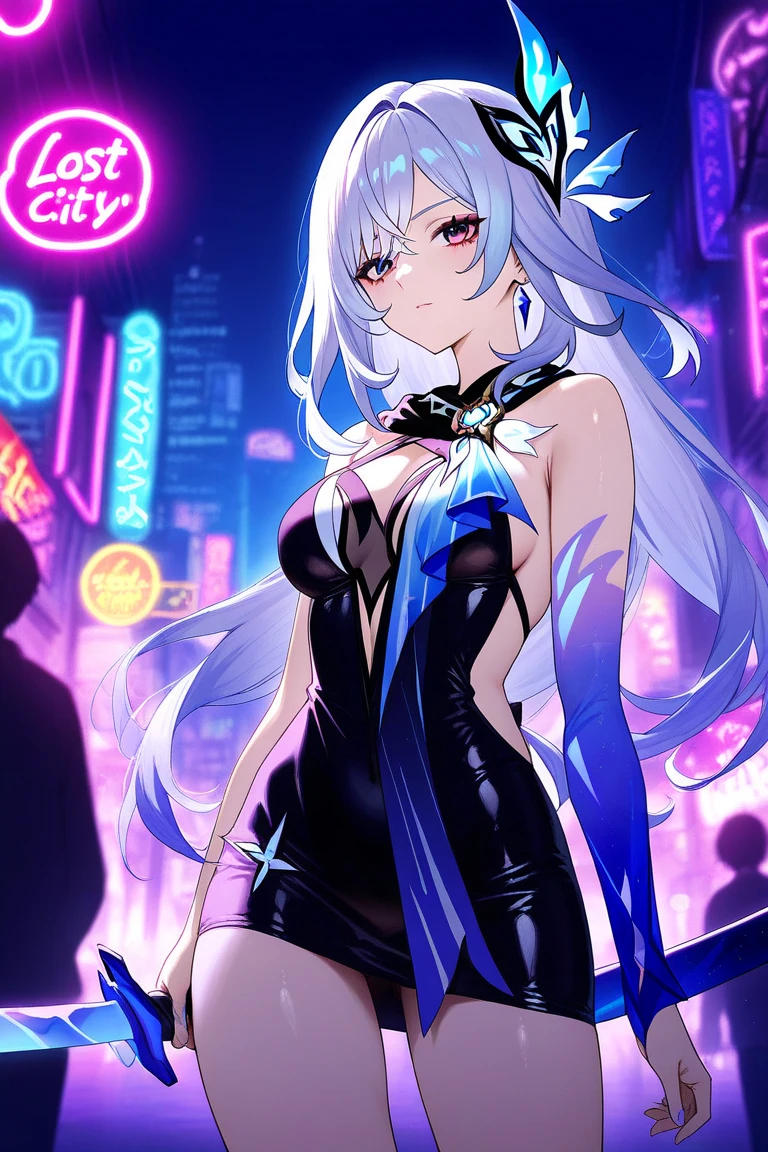 Gran calidad ++ Extremely detailed high resolution, very aesthetic, ojos expresivos, (((Cara perfecta))), (((face symmetrical))), ((good anatomy)), (((Manos perfectas))), (((8k))), UHD, Fondo de pantalla HD, (((alta calidra detallado, (((1girl))), ((((cuerpo completo)))), (((illyasviel von einzbern,))), ((Princesa Celestia)), (((((princess_celestia)))), ((((forma humana)))), (((princesa celestia humanizada))), (((Pechos grandes))), (((sonrisa malvada))), Celestia, Celestia de My Little Poni, celestia en forma de milf, Cabello largo y ondulado, ojos rosados, (((strapless tube dress))), (((purple heart promise))), (((black dress))), Dedos detallados, Dedos precisos, Manos no antinaturales, strange eye,