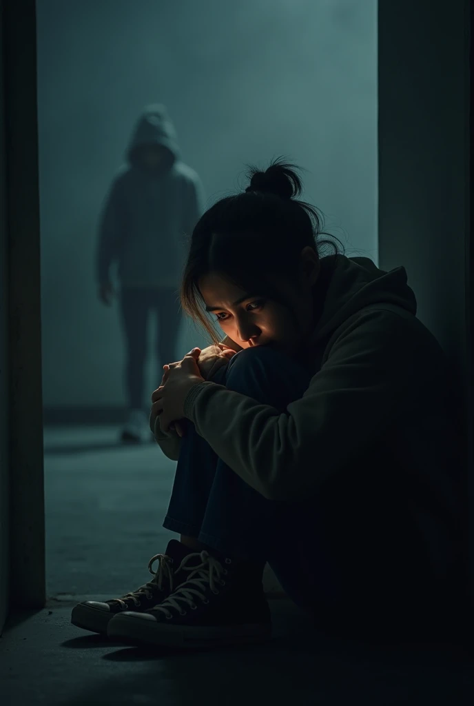 Create an image of a person with emotional dependence, visually ...