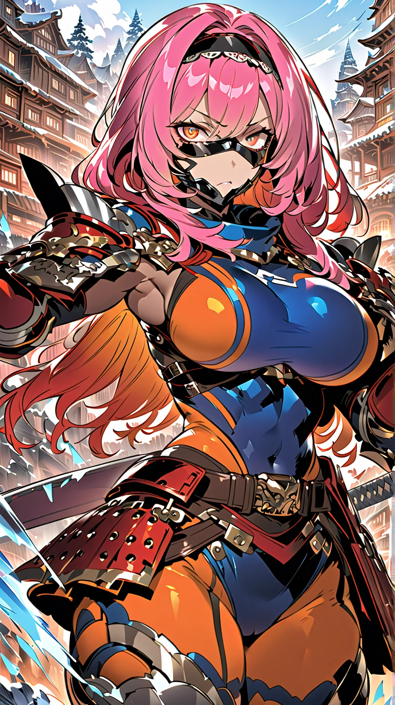 very big tits ((Masterpiece, The best quality)), illustration, 8K ultra detailed, realist, clear focus, Very detailed, Professional lighting, colorful details, Rainbow color break, high rise factory, large mechanical robot structure, tablet, computer, ((glow)), intricate details, shitu-mecha, 1 girl, mecha, belly button, color image, (cyberpunk), (redder hair: 1.2) big tits very sexy very big tits extremely big tits big cameltoe cameltoe cameltoe big cameltoe big,yellow red hair,Yellow hair, ((techpriest)), mechanical arms, obtained mechanic, Big fully naked. ((washed up red flowing modest ornate hooded technopriest dress, Dirty (red robes with oil stain)))