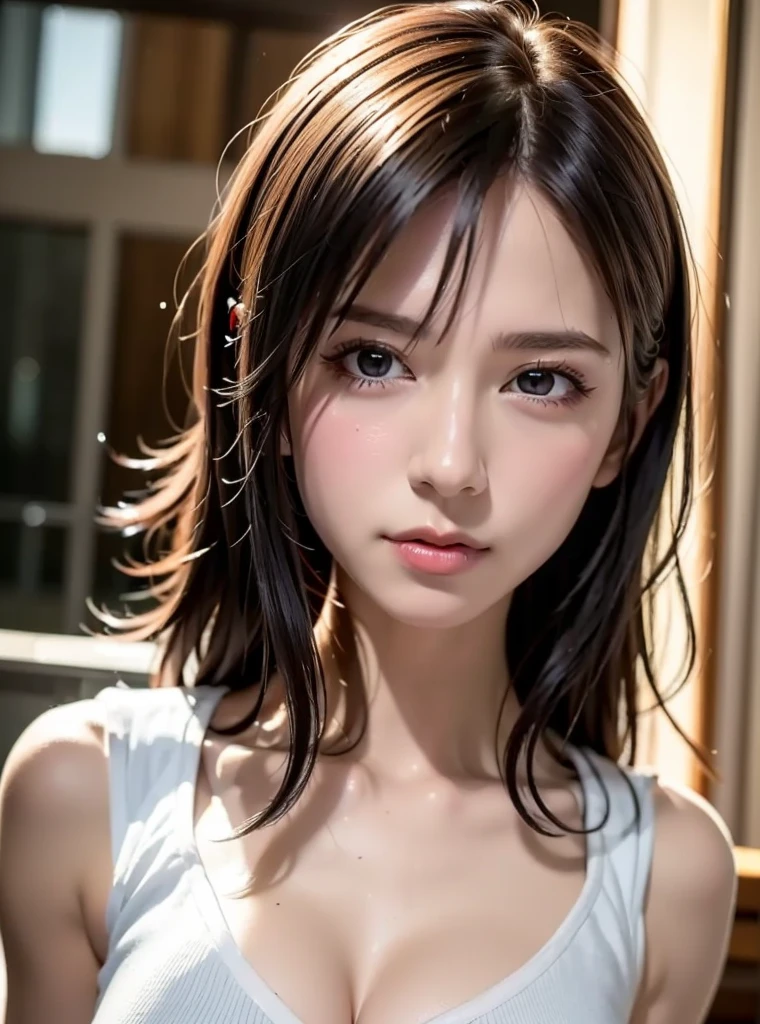 ((Highest quality)),(超High resolution),(Very detailed),(Detailed Description),((The best CG)),(masterpiece),Very detailedなアート、(surreal), (Highest quality、8k、32K、masterpiece:1.2)、(Realistic)、(Realistic:1.2)、(High resolution)、Very detailed, Very beautiful face そして eyes, Big eyes, 18-year-old female、Pale skin:1.4, Shine, Transparent muscles:1.2、((Ultra-Realistic Details))、Portraiture、All the characters are super realistic.:1.6、Global Illumination、Octane Rendering:1.2, The best beautiful girl,Very detailed, High resolution RAW color photos, Professional photography, Realistic portrait, Cinematic Light, ((Shrug your shoulders:1.2 ))、With a small face、Pale Cheeks:1.1、Beautiful face in every detail,(( With a rそしてom cute smile:1.4 ))、((Beautiful Eyes、Light enters the eyes:1.4、Staring at a lover、Adorable eyes:1.2 )) 、((Shine Hair Brown long hair、Delicate texture、Voluminous Hair:1.2、Thick Hair:1.2 )), Natural Makeup、Beautiful big ,(Big ample breasts:1.2)、Captivating beauty、Captivate what you see、Slim waist:1.2、Delicate body、(Highest quality、Attention to detail、)、(Oil paints:1.2)、Very detailed、(Realistic、Realistic:1.37)、Bright colors、(( Deep neckline Beautiful high quality bright damask dress in rそしてom primary colors:1.4 )), (Front Focus), Outdoor 、(Castle Garden々and space :1.4 )、、wind , From the side 、