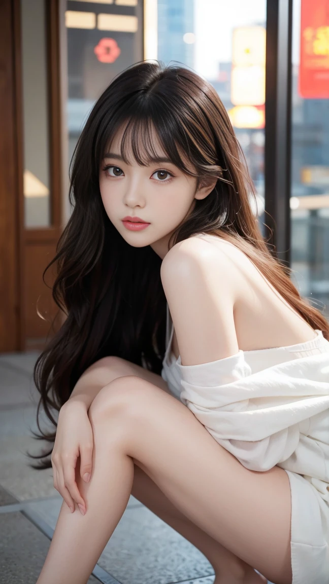 Realistic style, Bae Suzy, girl, Asian, detailed face, detailed hands, detailed legs, detailed fingers, detailed hair, detailed eyes, detailed skin, dynamic lighting, (photorealistic: 1.4), 8k UHD, (hyper realistic), (realistic photo), (masterpiece), (best quality), from above