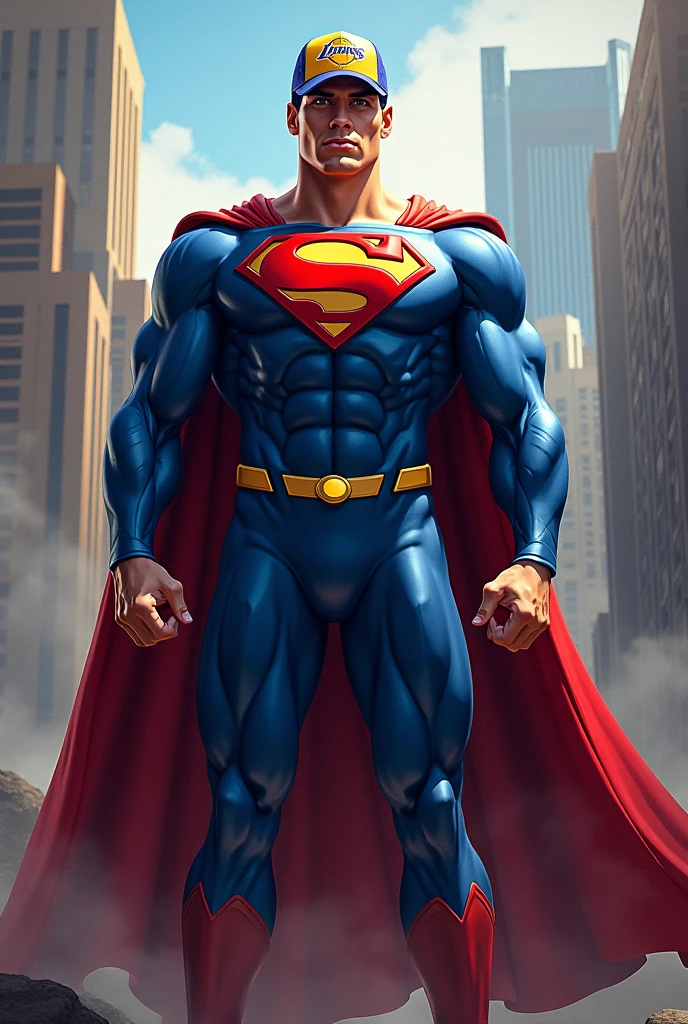 Superman traje rojo y azul