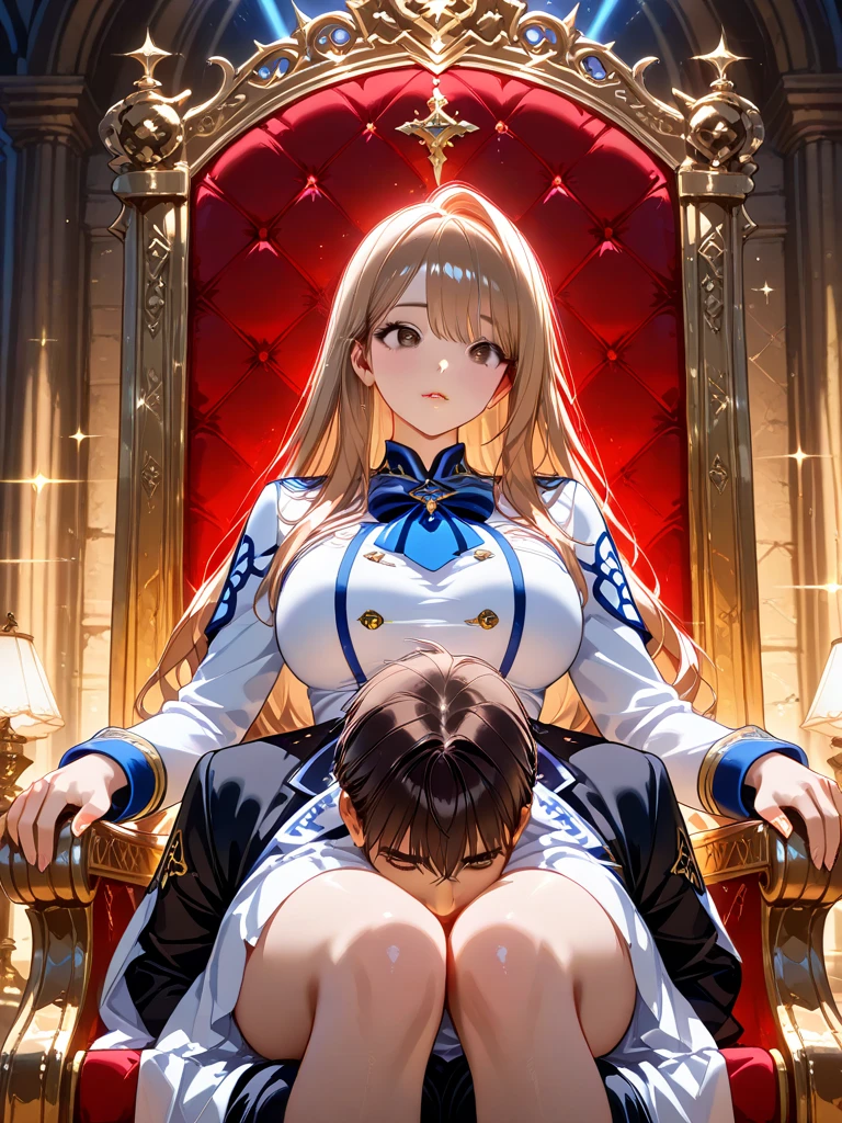 ((masterpiece)), Highest quality, Very detailed,(One Girl),Yuki Asuna、 Long Hair,Beautiful background ,(((Clothing))),  chest, Bent body,Lie in, Look to the side, Worried face, Female genitals in full view, Drunk look, Hot body、Sweaty、Spread your legs、Opening the vagina with your fingers、Female genitalia seen deep inside、 Browsing Caution,I'm being cuckolded、Verbal invitation、In the heat、One boy、他人のchestを掴む、Sitting on a seated man, Later, the man inserted、Heterosexual, (((reverse upright straddle、chestを揉む、Sex with a man, Big penis in vagina、Intense piston movement)))、Browsing Caution, (((Vaginal 、Sticking out tongue、Intense climax、Trembling Body)))、Landscape、Deep Kiss、Wedding dress、Long gloves、garter belt、stockings、Stiletto heels、
