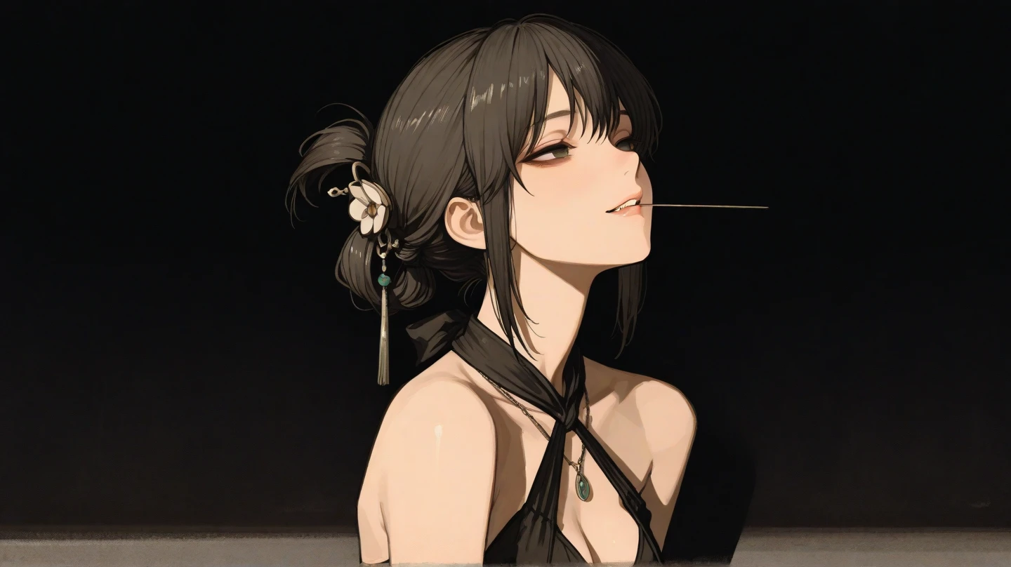 (masterpiece), (High resolution), (super delicate),(Horror elements), bust up,hot falling devil