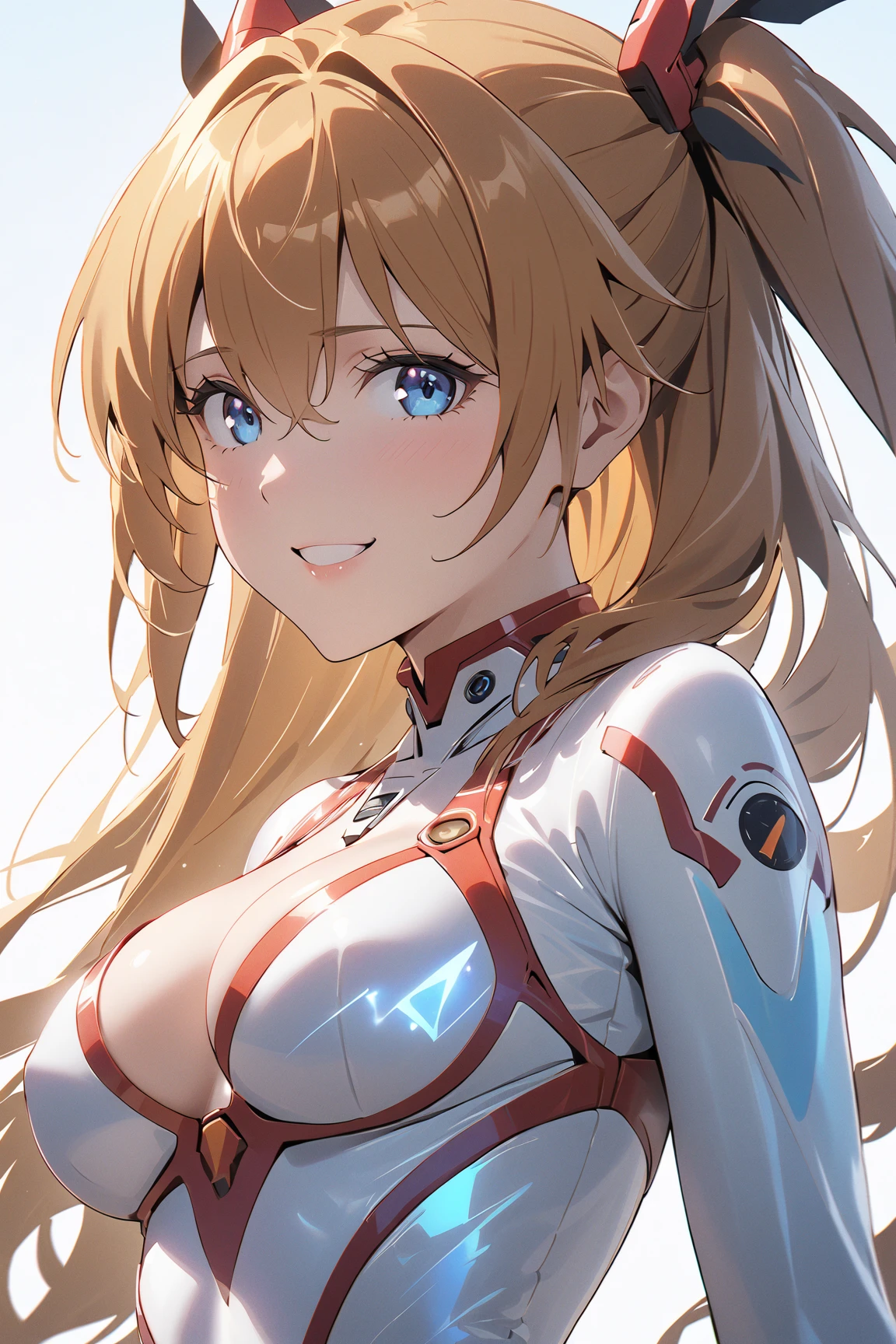 (high resolution:1.4)、(High resolution:1.4)、No clothes、Above the navel image、Symmetrical face、「Evangelion」Characters、Super beautiful girl「Asuka Langley」、Long beautiful blonde hair、14-year-old Japanese-German half、A face that feels sexual pleasure 、 Sweaty、Look towards the camera、Gravure model composition、Beautiful and glowing skin、Stained with shame、Softly lit, cinematic colors、Incredibly realistic texture、Photorealistic and colorful、stylish、Beautiful and dense large breasts、Attractive large waist、Underarm、Beautiful navel、[[[Good move]]]、High-definition face and eyes、