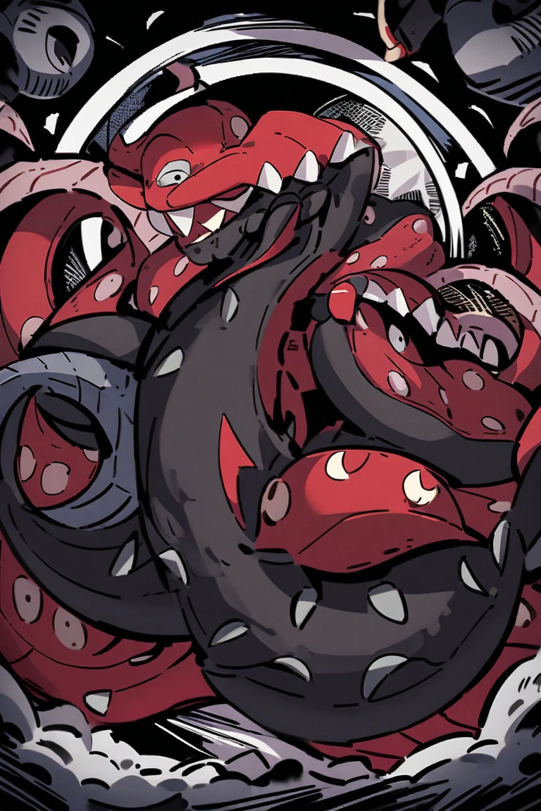 Guzzlord, Monster, Something pitch black, ugly, creeping, darkness 死