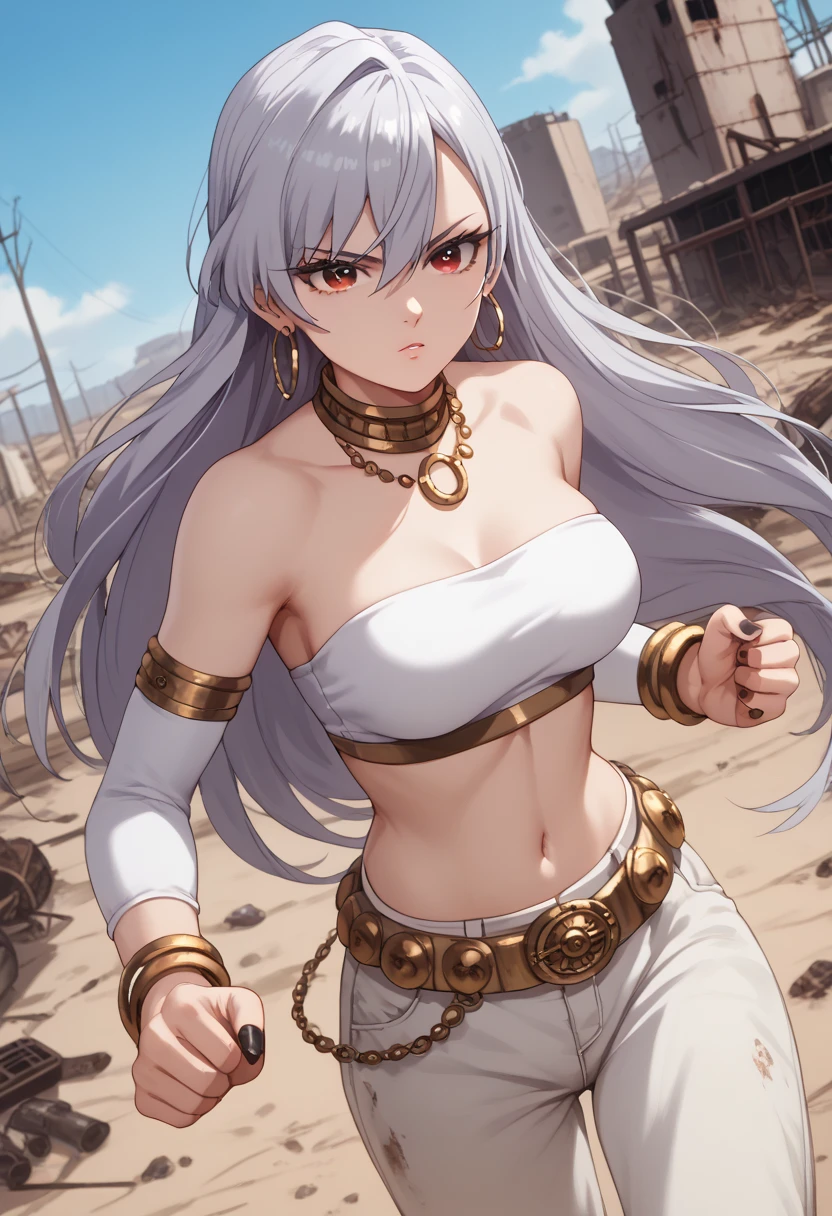 anime woman battle 