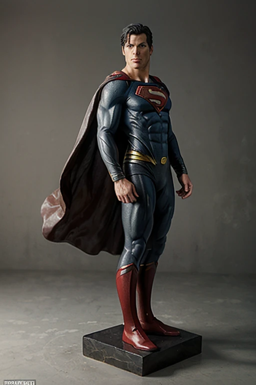 superman Standing on the Rooftop, full body shot