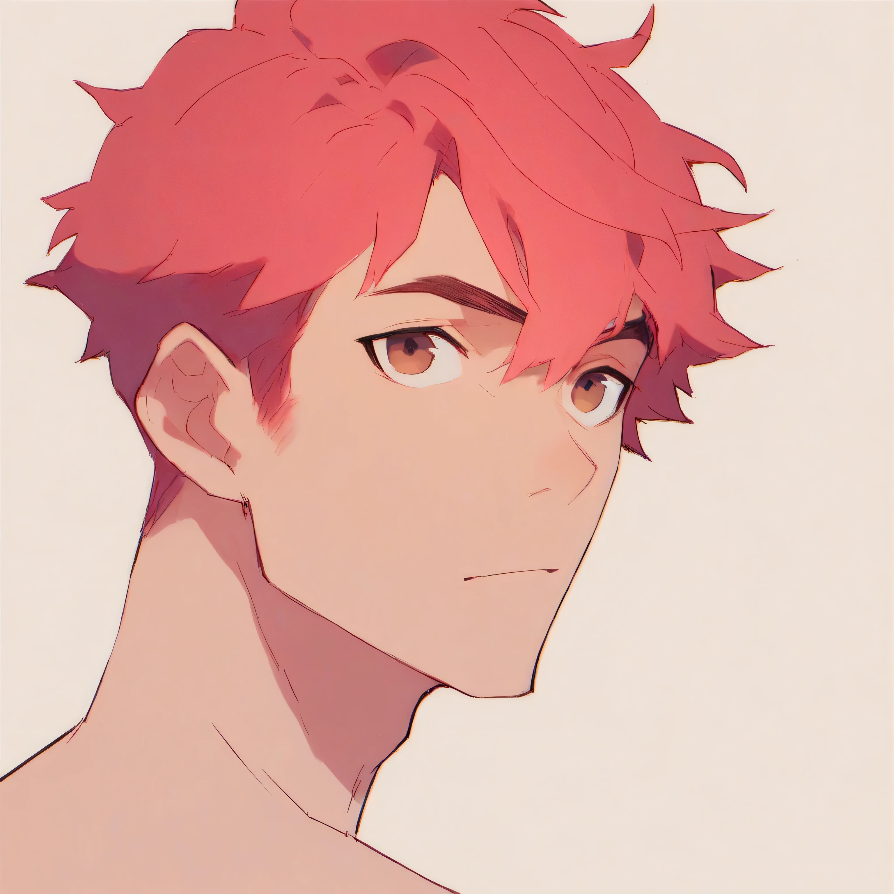 a young man of 28 years old, with red hair and brown eyes