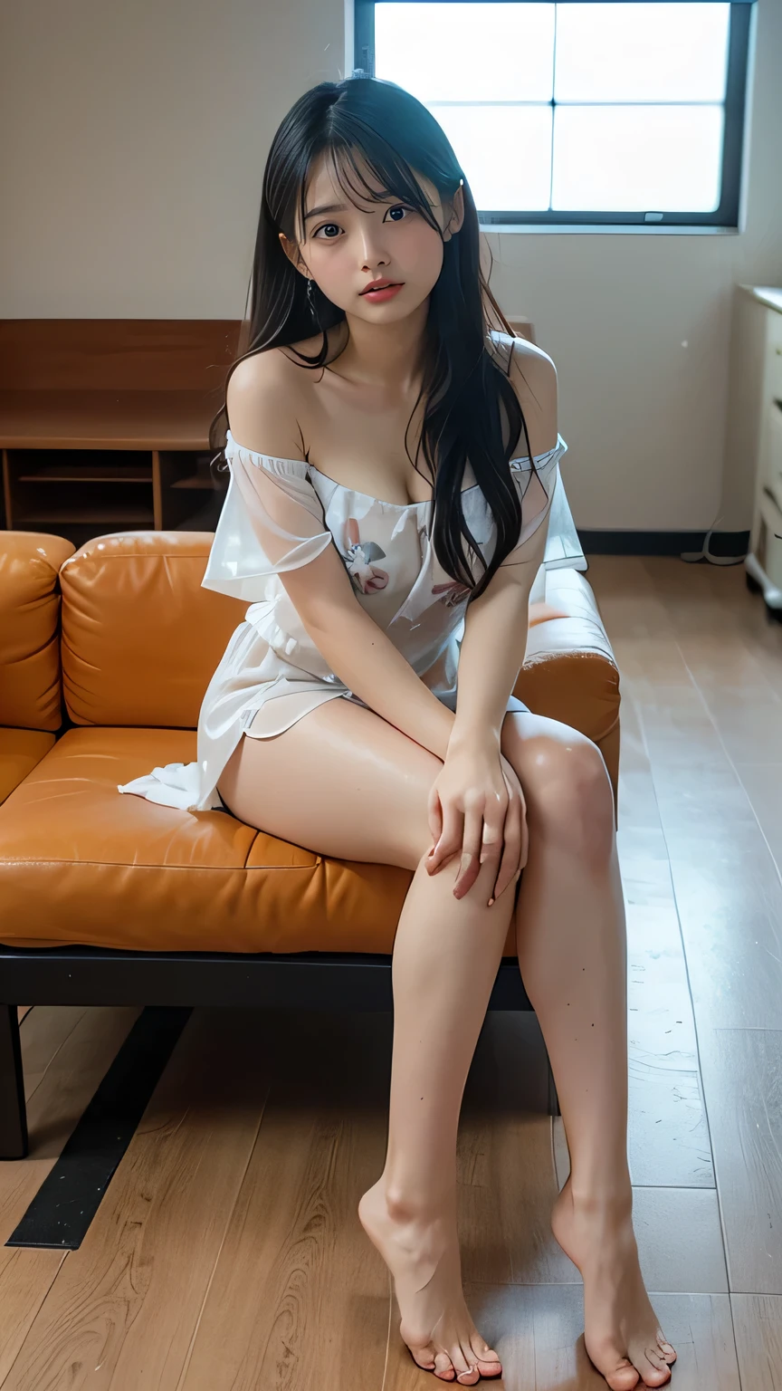 {{{masterpiece}}}, {{{highest quality}}}, {{super detailed}}, {figure}, {{very delicate and beautiful}}, break,{{18 year old high school girl,laughter:((I can see tear bags in my droopy eyes))}}, ,{ looking at the viewer },.{{hold hands、squat}},{{white mini skirt}},
break,{{You can see the pink pants}},wear sneakers