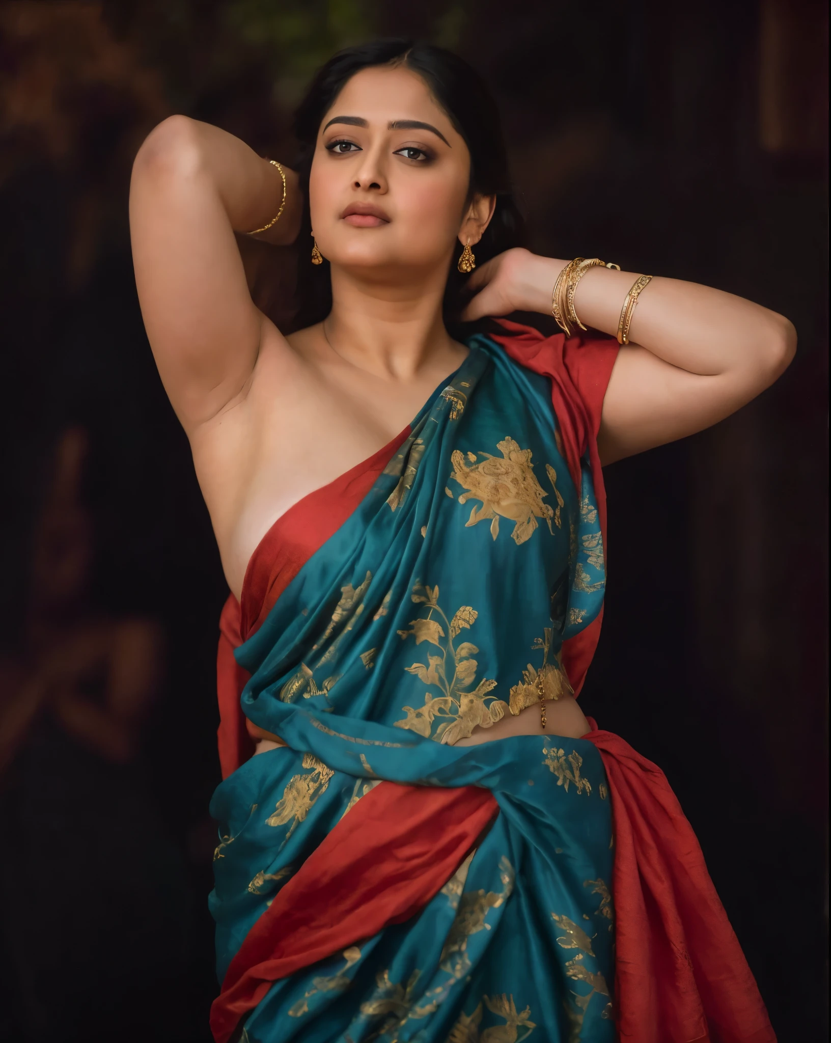 Looks like Anushka Shetty, Masterpiece, Best quality, high clarity eyes, critically flawless,sharp picture, Full portrait, High pixels, perfect face, perfect eyes, beautiful face, perfect hands,perfect fingers, in Peter Paul Rubens style, by Peter Paul Rubens, baroque style, acrylic on canvas, highly detailed, description: "Create a nymph inspired by the tales of Greek or Roman mythology, embodying the essence of a natural element or location, and possessing a unique ability or trait that sets her apart."