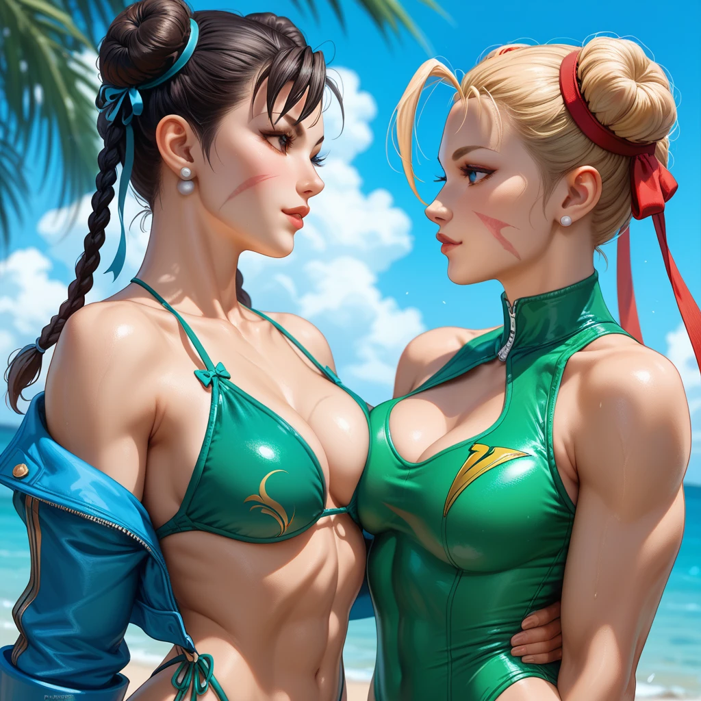 (best quality,4k,8k,highres,masterpiece:1.2),ultra-detailed,(realistic,photorealistic,photo-realistic:1.37), HDR,UHD,studio lighting,ultra-fine painting,sharp focus,physically-based rendering,extreme detail description,professional,vivid colors,bokeh, portraits
People dancing gracefully on the calm and shimmering surface of the sea. The scene is bathed in soft, golden sunlight, creating a warm and vibrant atmosphere. The dancers, both men and women, wear flowing and elegant costumes, accentuating their graceful movements. Their bodies are perfectly sculpted, with each muscle and limb beautifully defined.
The dancers' movements are captivating and fluid, as they effortlessly glide across the water. Their poses and gestures are reminiscent of waves, with arms reaching and bodies swaying in harmony with the rhythm of the sea. Their expressions are filled with joy and passion, radiating an aura of happiness and freedom.
The sea is depicted in breathtaking detail, with every ripple and wave meticulously rendered. The water glistens under the sunlight, reflecting the dancers' vibrant attire and creating a mesmerizing play of colors. The varying shades of blue and turquoise give a sense of depth and tranquility to the scene.
The surrounding landscape is composed of distant cliffs and lush green hills, adding to the overall picturesque setting. The cliffs stand tall and majestic, providing a dramatic backdrop to the dancers' performance. The hills are adorned with vibrant flowers and swaying grass, symbolizing the beauty and abundance of nature.
To enhance the artistic style of the image, the colors are infused with a rich and vibrant palette. Warm tones dominate the scene, with hints of oranges, yellows, and pinks, giving the impression of a sunset casting its magical glow. The studio lighting technique further enhances the dancers' features, highlighting their delicate facial expressions and highlighting their eyes.
The lighting in the scene is gentle and soft, casti