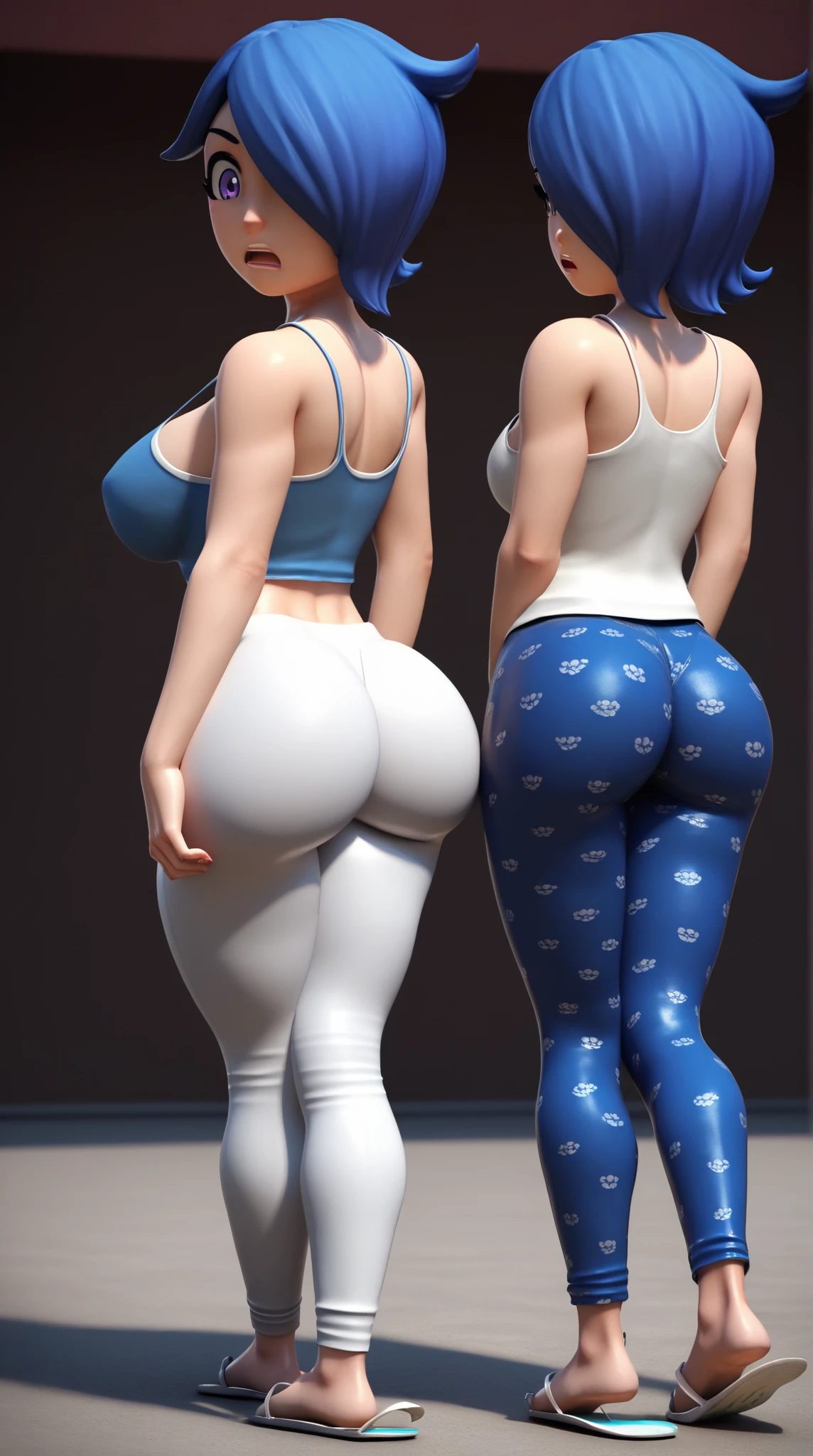 (((cameltoe))) in white sports pants, (((fullbody))), Beautifull _ thick doing sport in gym , greg rutkowski , beautifull face