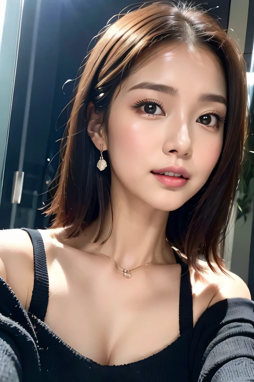 、((from the front:1.3))、A face feeling ecstasy、Face at peak sexual excitement、highest quality, realistic, super detailed, finely, High resolution, 8k wallpaper, 、face focus、, close-up portrait、face focus、セクシーなbra、bra、bra、bra、bra、bra、face focuuste piece、highest quality、An illustration、Super fine、Fine、High resolution、8K wallpaper、detailed eyes、natural color lip、smile、20 year old girl、cute、