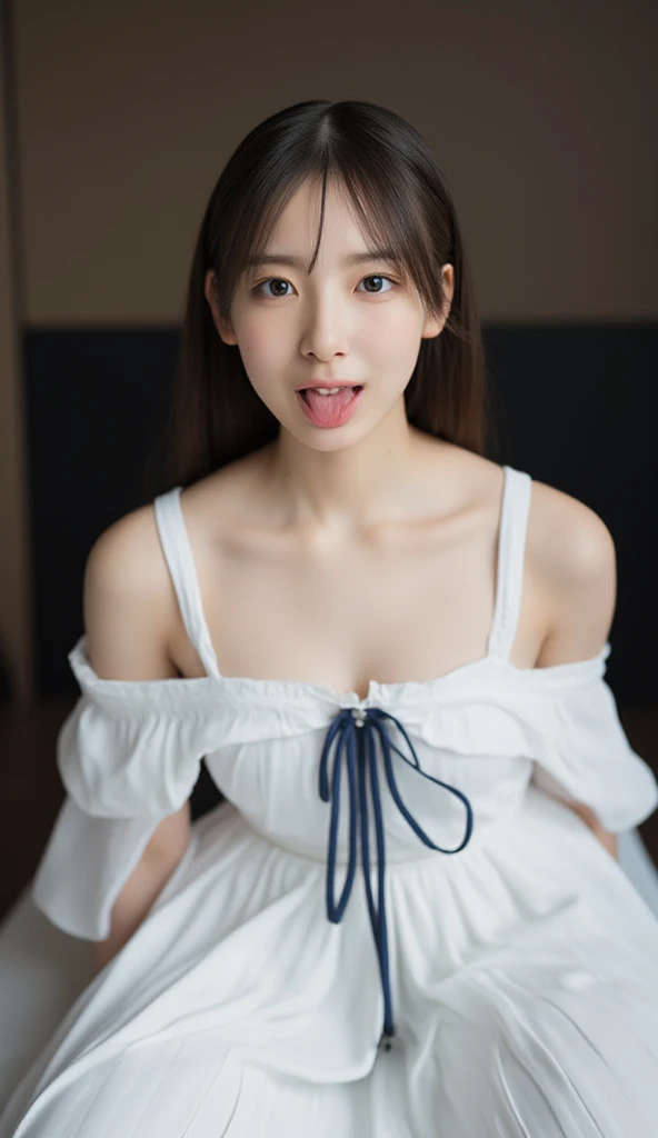 (Browsing Caution:1.4)、one Japanese girl, (a beauty girl, delicate girl:1.3), (20-year-old:1.0),
(buzzer、 blouse:1.2), (Crowded train:1.2), , Extremely fine resolution, (The eyes are sparkling、Symmetrical eyes:1.3), Parted bangs, Black Hair, girl,
(masterpiece, Highest quality, Very detailed, Detailed face, 8K)、Beautiful nipples、window、Standing in front of a train window、Push out your chest、(Molester:1.3、old man touching a woman、A bearded man is touching a woman、A man holds his waist、Many men stand near a woman:1.3)、(excessive cum、cum on body:1.2、cum in puss)、((nsfw),(1man and 1woman,having sex),(girl on top,straddling,on,bed),(Composition from below, ceiling),(top down bottom up)) 、(Blushing、tears)、Man grabbing his chest、A man puts his dick in、(Man grabbing his chest:1.2)