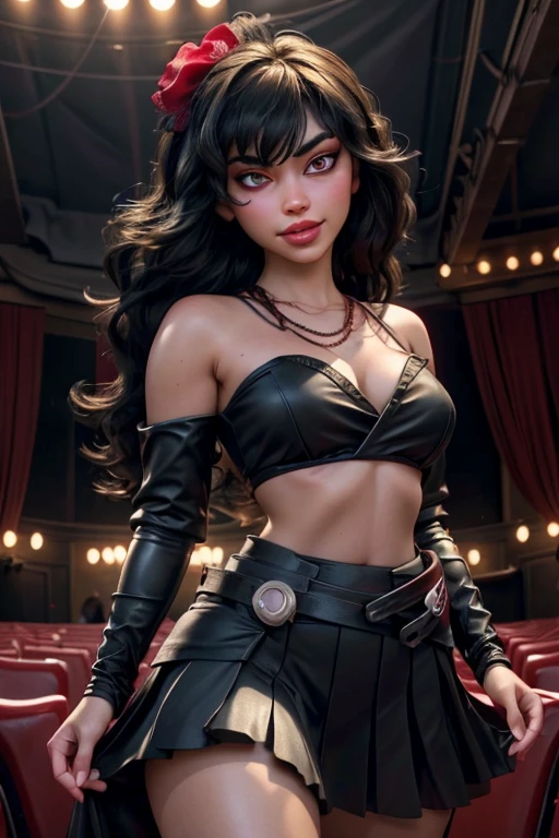 (extremadamente detallado, obra maestra, La mejor calidad), gothic style, intense illumination, Armadura cyberpunk. mujer joven. latex. Intimate Wear. Afro girl. Luz de caravaggio. Rococo composition.