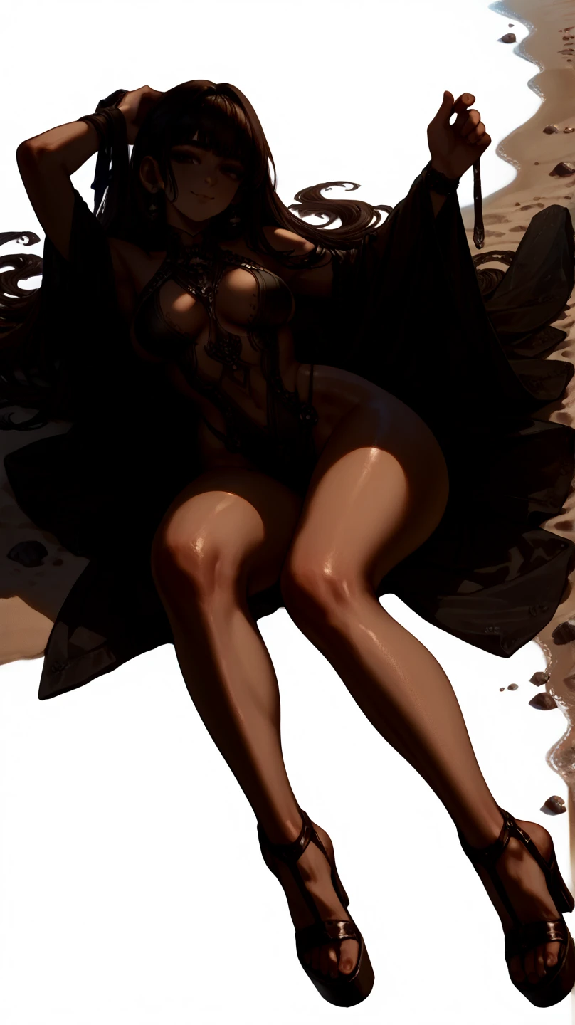 NSFW:1.4、Masterpiece、最high quality、high quality、High definition、High resolution、High detail、Lens flare、Ray Tracing、high qualityなテクスチャー、high qualityな影、Beautiful details、Detailed explanation、Detailed texture、Realistic facial expression、Realistic and colorful、Delicate、Cinematic Light、Side light、Sharp Focus、(1 Female:1.3)、(Intricate details、Makeup、Pure Eros Face_v1:0.5)、(Details Beautiful delicate face、Detailed beautiful delicate eyes、Perfect Facial Proportions、Detailed skin、Charm)、Fancy Twin Tails、Beautiful bangs、（Two-tone gradient hair color）、slender、(Large upward-facing breasts)、(Detailed crotch、Underopen、V-Cut、High Leg、Thong)、Thighs、Dress shirt、Headphones、Removing the Sleeve、boots、Provocative attitude、Release your knees、Leg spread、Raise your arms、Low-angle composition、(Take a deep breath、Work on this image step by step)
