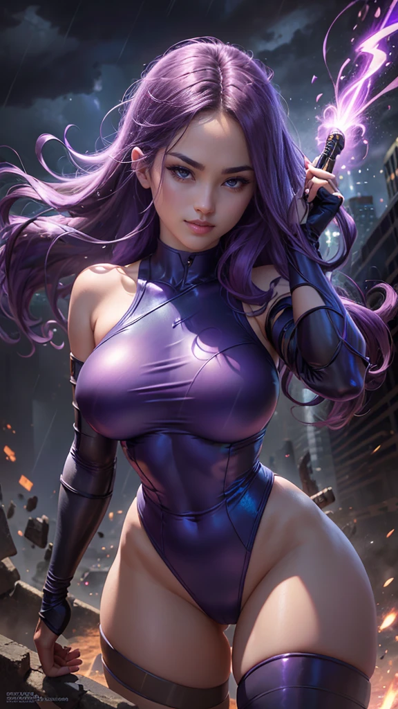 (La mejor calidad,A high resolution,Ultra - detallado,actual),Ariana Grande cyber enhanced female cyborg wearing (Sparkling Bodysuit:1.4) (Amethyst Purple Tulle Skirt with Color-Shifting Glimmer:1.4 ) (Swoop Bangs hairstyle:1.1), (Bride,Siniy Blue color background:1.3), More detailed 8K.motor irreal:1.4,UHD,La mejor calidad:1.4, fotorrealista:1.4, textura de la piel:1.4, obra maestra:1.8,obra-prima, mejor calidad,objeto Objeto], (detailed face features:1.3),(Las proporciones correctas),(Ojos hermosos azules:1.4 ),  (pose vaquero),( face detailed :1.4), ,(Cyberpunk alley ruined dungeon ruins background :1.4 ), (dedos hermosos detailed:1.4),( face detailed :1.4), (cyborg white transparent plastic :1.4), (tiene un velo de novia White:1.4), score_9, score_8_up, score_7_up, score_6_up, rating_explicit, 1girl, ((18YO:1.2)), Adult, full lips, big clear eyes, light blue eyes, ((pink hair:1)), (long wavy hair pink : 1.2),