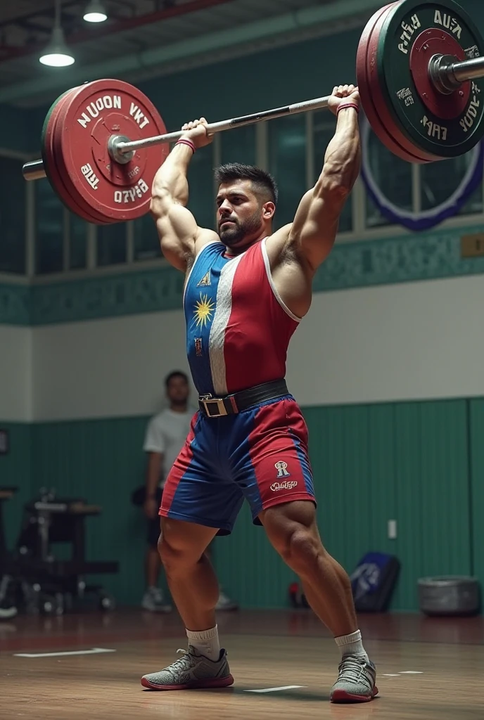 How an elite olympic weightlifter looks like at an 1 with a good looking body 