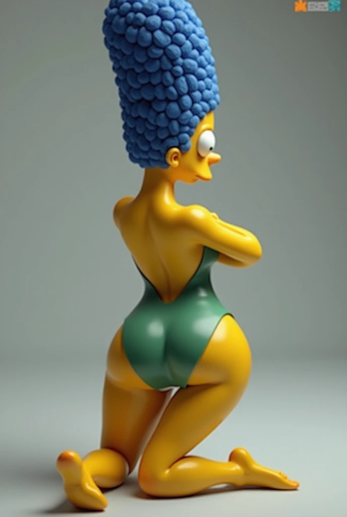 (masterpiece), (best quality:1.1), (ultra-detailed:1.1), (an extremely delicate and beautiful), ((from behind)), 1 woman, zenin_maki, adult face, sexy pose, seducing smile, (detailed face:1.1), circle glasses, curly hair, short hair, (green hair) , brown eyes, large breasts, thick thighs, big ass, (good shape), perfect body, looking at viewer, thighs, on a park, Next to a tree, scenery, dynamic light, full HD, 8k, high definition, high resolution,huge ass, pawgfc, large ass, pawg、 full body (NSFW breasts), hdri, extremely naked, nude, nua, pelada, nsfw, gigantic breast 1.9, no half leg