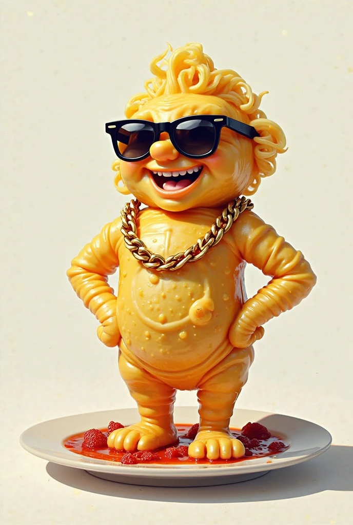 BalloonArt, guy fieri, Volumetric lighting, concept art, brush stroke style, artstation, trending, highly detailed,