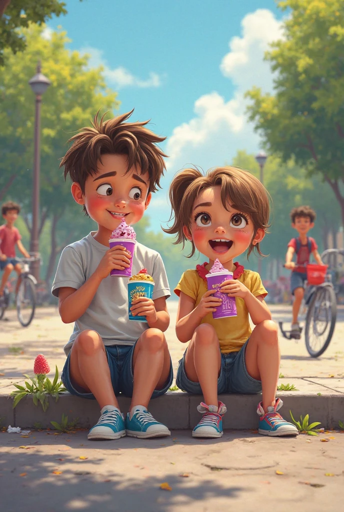a couple of kids are sitting on the grass together, lovely couple, with lovely look, boy and girl, cute beautiful, very beautiful photo, boy girl traditional romance, cute cartoon, romantic!!!, lovers, emotional picture, lovely and cute, romantic couple, cute and lovely, very clear picture, attractive, beautiful cute, couple, couple pose, true love, aww,big mouth,fat,