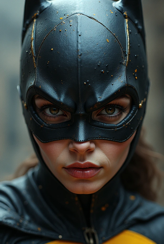 
(cowboy shot), (masterpiece), (Best quality:1.0), (ultra high resolution:1.0), Dakota Johnson as Marvel Catwoman Highly detailed face and eyes, (Photorealistic:1.2) BREAK, high facial detail, Brown eyes, black cat eye mask , Black leather tight suit with big breasts , gorgeous slim figure, long legs standing in a sexy pose ,  life, belt, Gorgeous big breasts, city, street.
