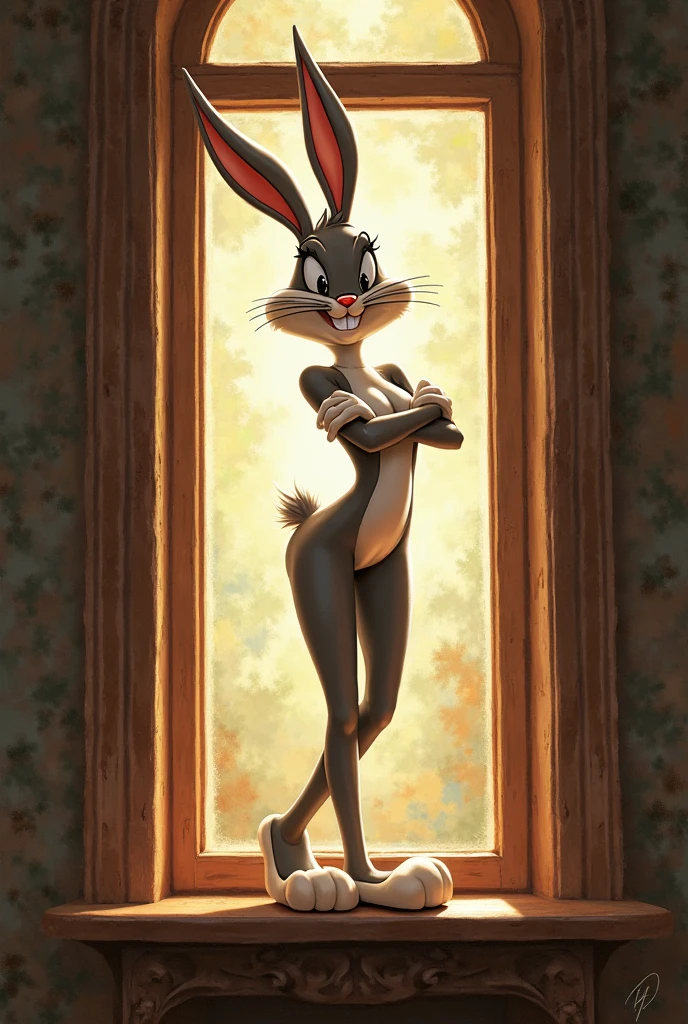 Lola bunny with dildo in her buttocks