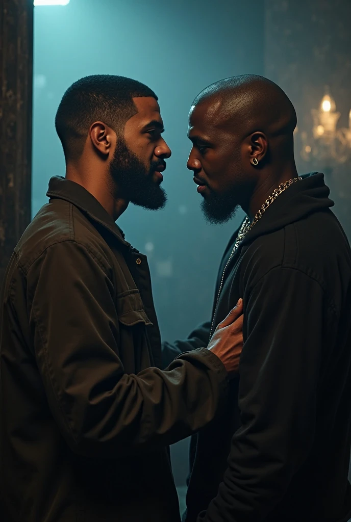 Kendrick Lamar and Drake dissing each other