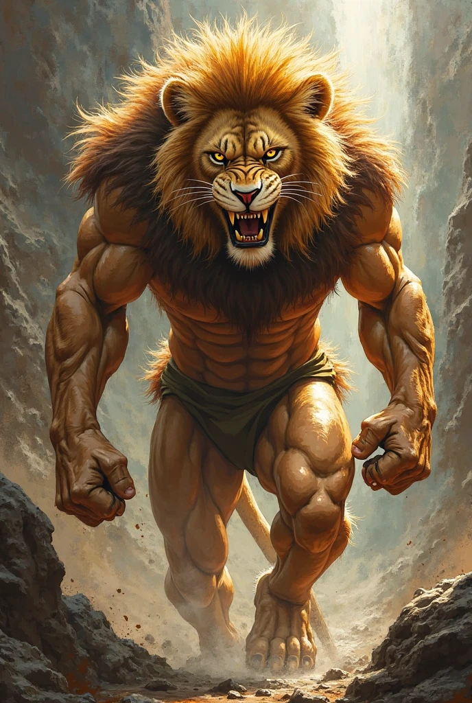 (masterpiece,Highest quality,Ultra-detailed,Perfect Anatomy),kemono,Sharp focus,By Taran fiddler,alone,anthro,Watching the audience,Fine grain,whole body,penis,Lion,Simba