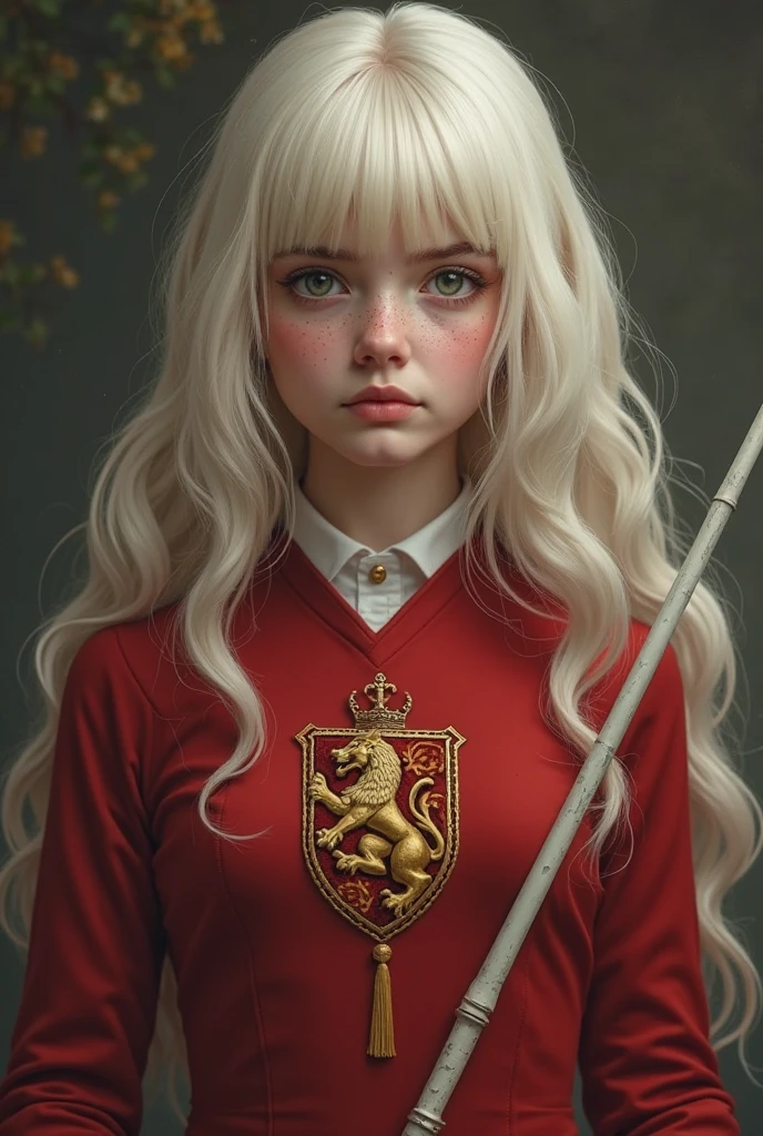 realistic, photorealistic, masterpiece, best quality, girl child 10 years, blonde with long hair, suspense atmosphere, red jacket, thriller, red jacket, wearing red jacket, brown pants red shirt, red jacket, wearing dead lion fantasy jacket, red and black costume!!!, red leather jacket --auto --s2